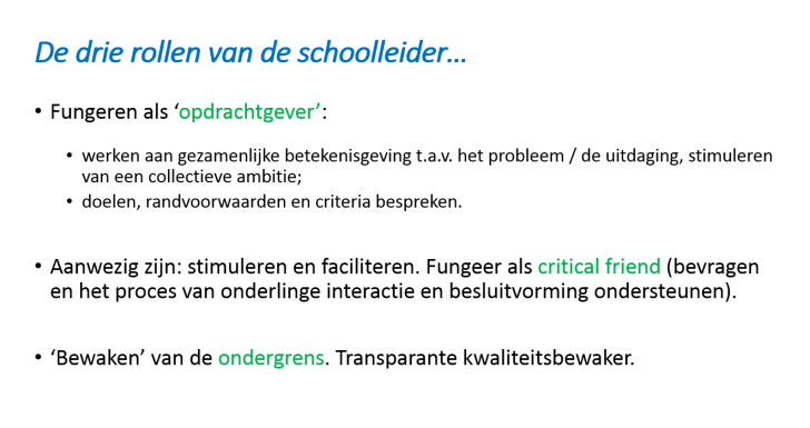2016_de drie rollen van de schoolleider_Snijders